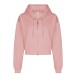 Beskuren Hoodie med Dragkedja Dam