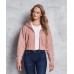 Beskuren Hoodie med Dragkedja Dam