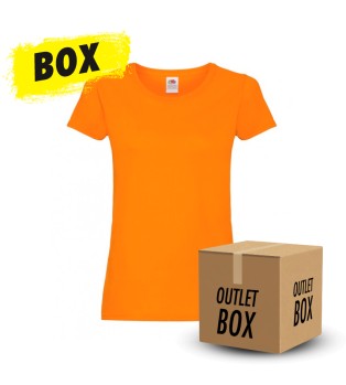 Orange T-shirts Dam XL - 6st