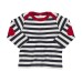 Långärmad Baby T-shirt med ränder