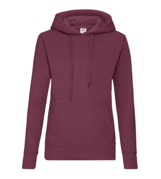 Huvtröja dam med Känguruficka | Lady-Fit Hooded Sweat