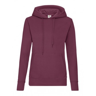 Huvtröja dam med Känguruficka | Lady-Fit Hooded Sweat