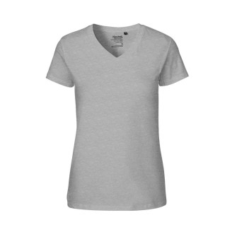 Ekologisk Dam T-shirt V-neck