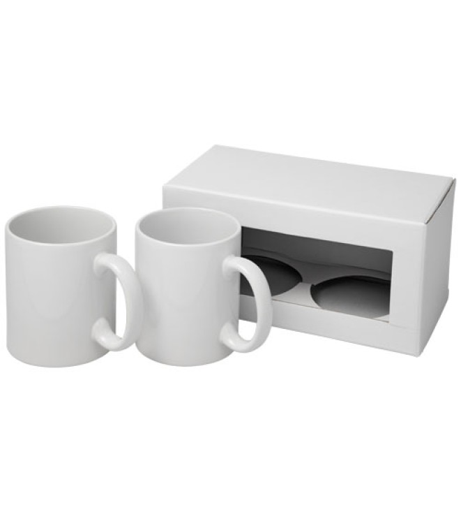 Ceramic Sublimationsmugg med två delar i presentförpackning
