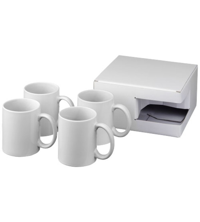 Ceramic Sublimationsmugg med fyra delar i presentförpackning