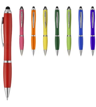 Nash kulspetspenna med färgad kropp, färgat grepp och touchfunktion