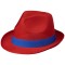 Trilby hatt med band