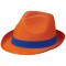 Trilby hatt med band