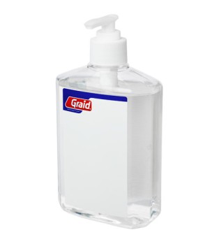 Be Safe stor 500 ml desinfektionsgel i flaska med dispenser