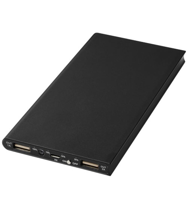 Plate 8 000 mAh powerbank i aluminium