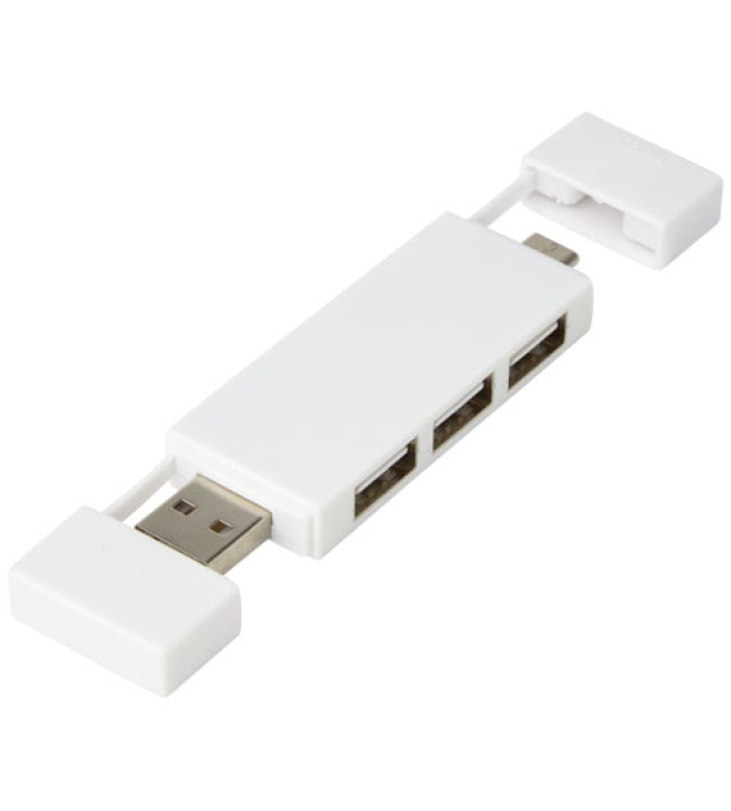 Mulan dubbel USB 2.0-hubb