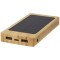 Alata 8 000 mAh soldriven powerbank av bambu