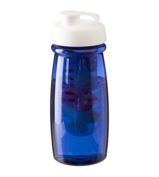 H2O Active® Pulse 600 ml sportflaska med uppfällbart lock och fruktkolv