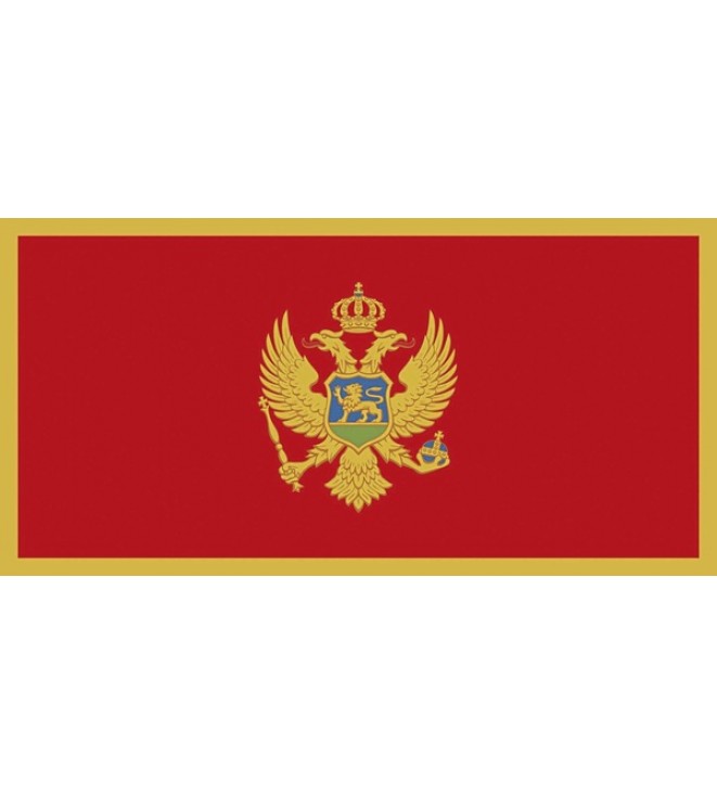 Stor Tygflagga Montenegro