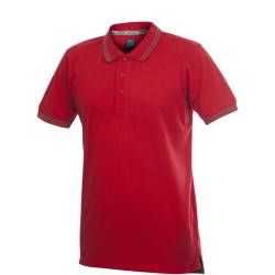 Pikétröja med detaljer i kontrast