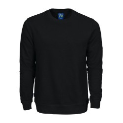 Rundhalsad Bomullssweatshirt