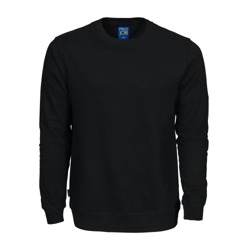Rundhalsad Bomullssweatshirt