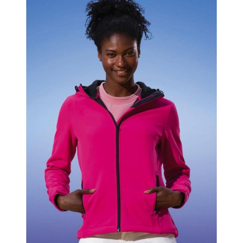Softshell med Huva Dam