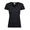 Lyxig V-ringad T-shirt Dam