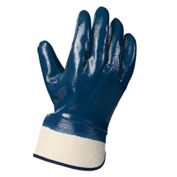 Heldoppade Nitrilhandskar med krage 12-pack