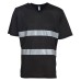 V-ringad Varsel T-shirt i Nät