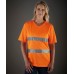 V-ringad Varsel T-shirt i Nät
