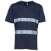 V-ringad Varsel T-shirt i Nät