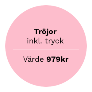 Tröjkampanj: Nu bjuder vi på trycket
